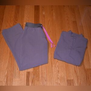 Figs Scrub Set Smokey Taupe